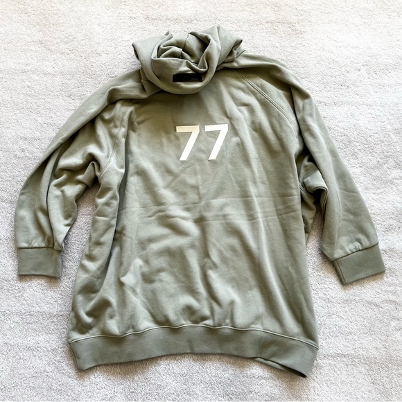 FEAR OF GOD NWT Essentials Pullover Hoodie Women’s Size XL Trendy Stylish - Picture 3 of 10